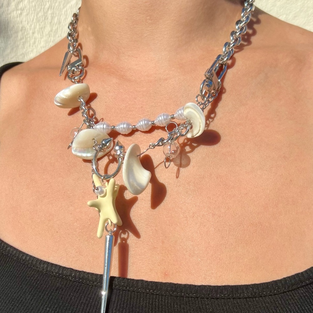 Original Design Abstract Shell Necklace